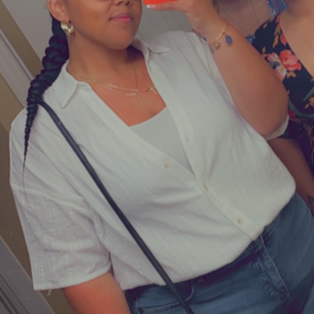 White button up